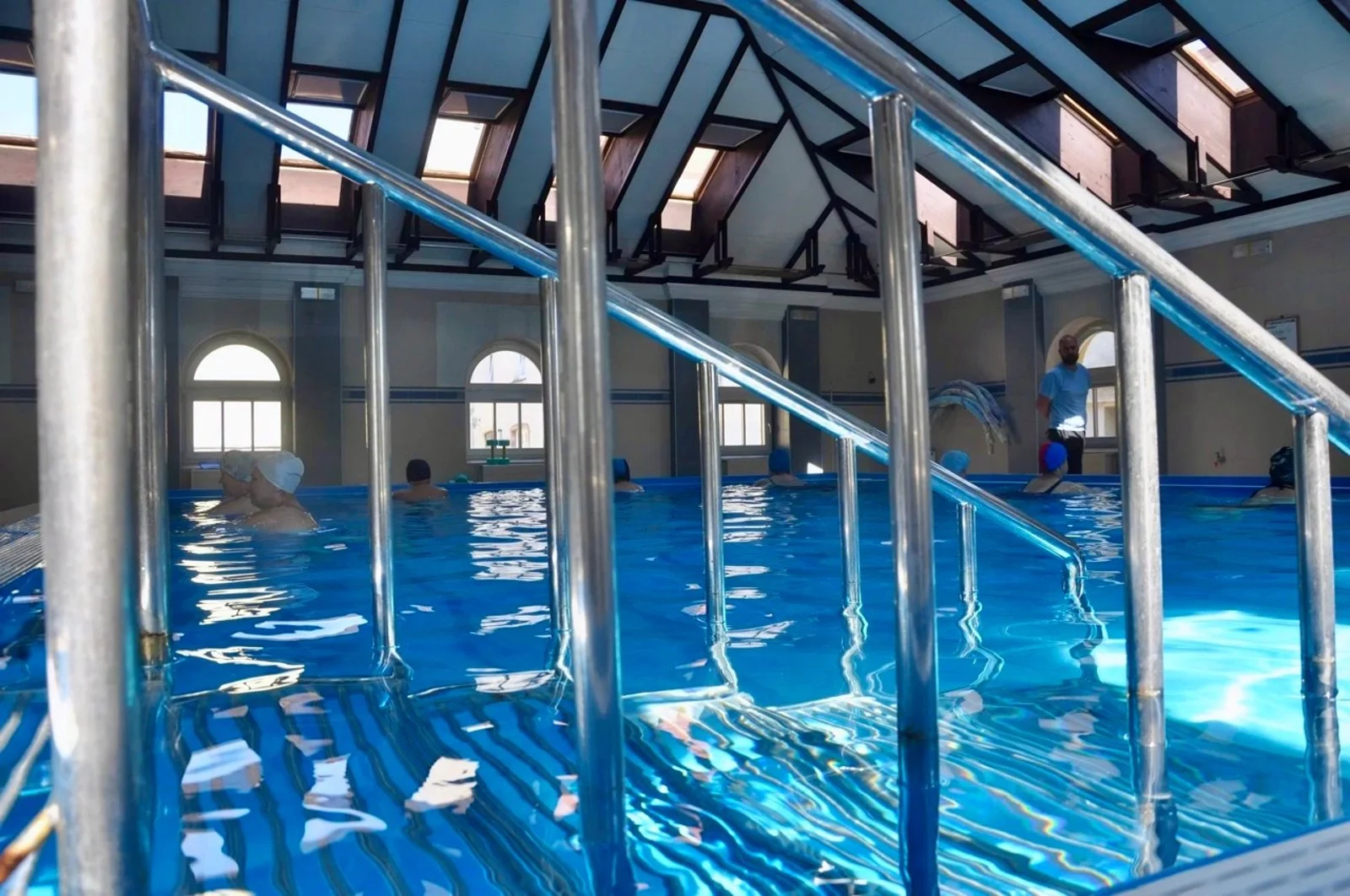 Pool at the neighbouring rehabilitation centre in Sopot.
